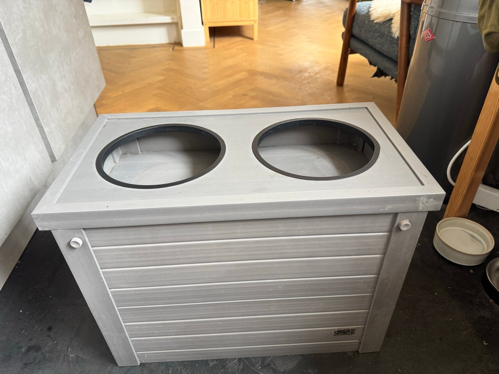 Ecoflex kunststof voerbak voor honden izgs, Ophalen, Zo goed als nieuw