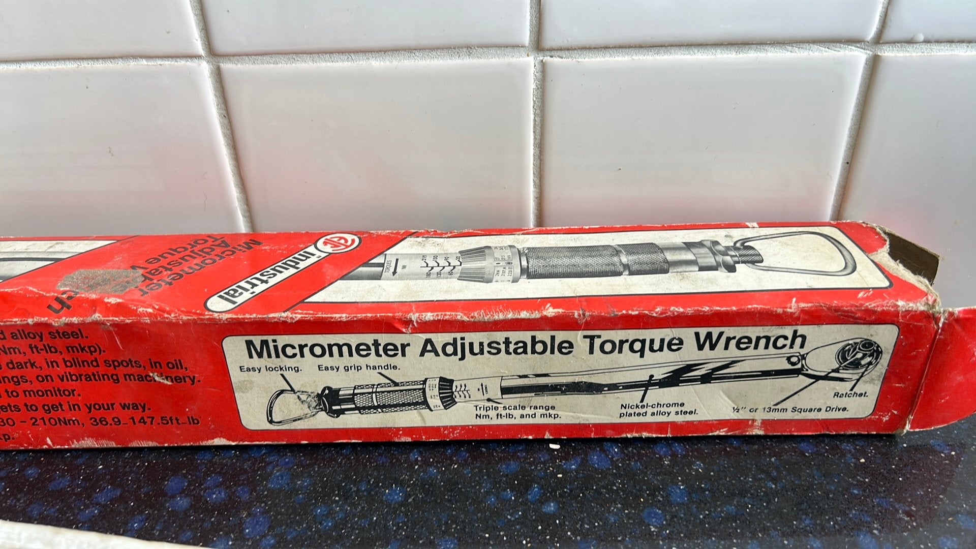 Industrial momentsleutel - Micrometer verstelbaar, Ophalen of Verzenden, Zo goed als nieuw