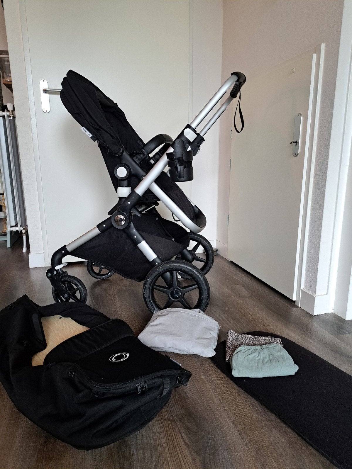 Bugaboo Lynx kinderwagen met reiswieg en accessoires, Ophalen, Bugaboo, Zo goed als nieuw, Combiwagen