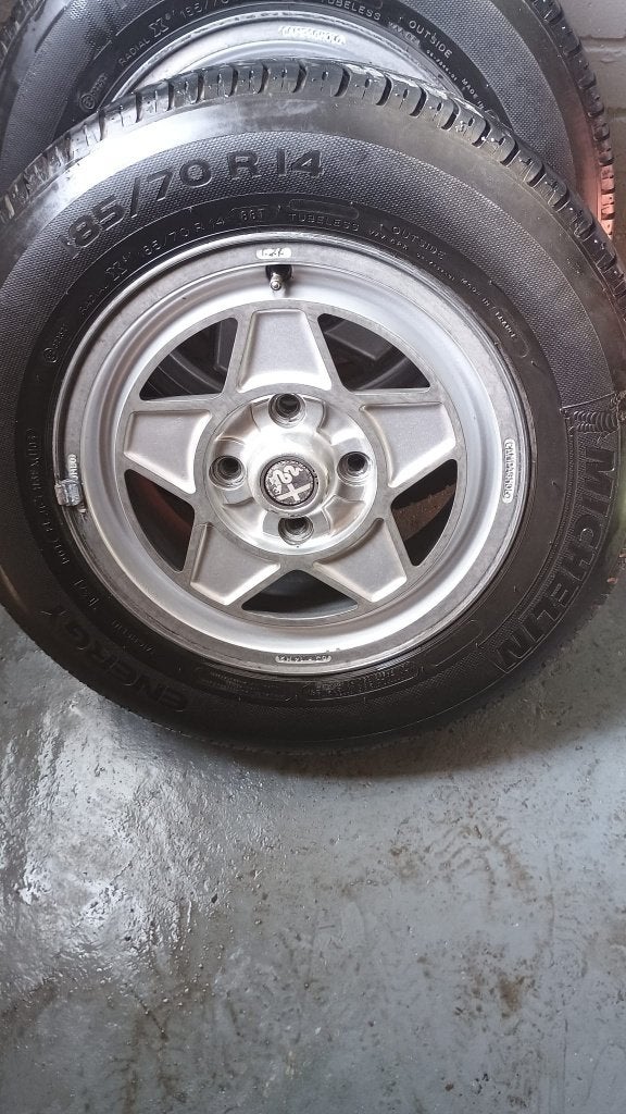 Alfa Romeo 105 Velgen 4x108 6Jx14, Ophalen, Gebruikt, Alfa Romeo