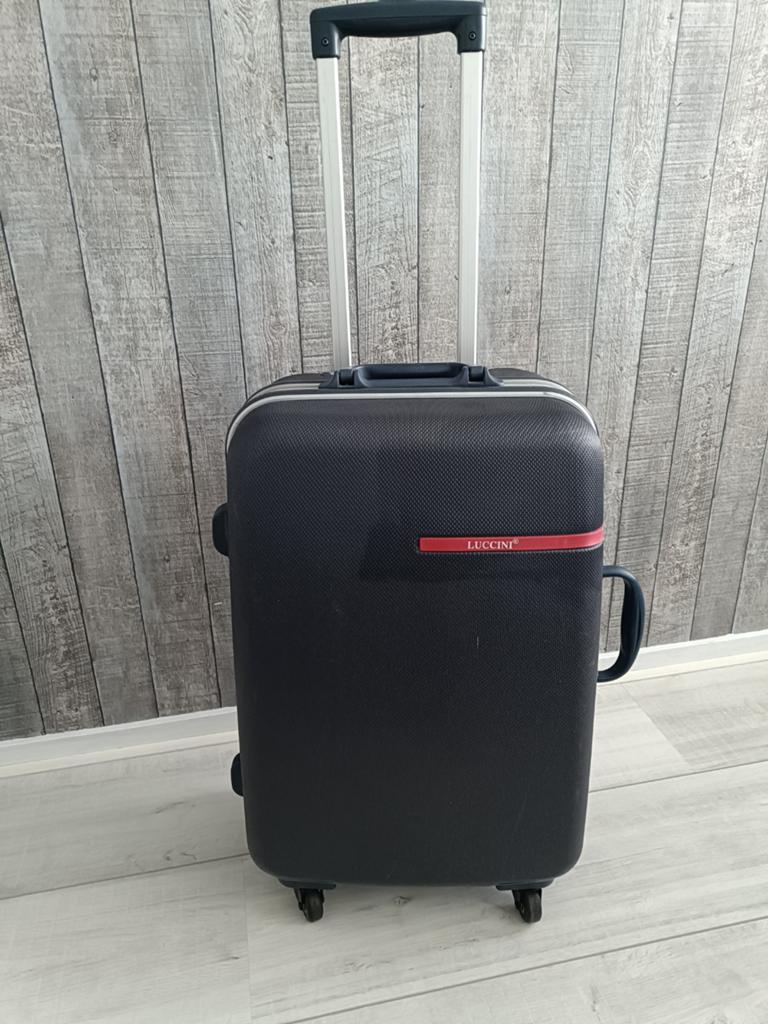 Bagage koffer, Ophalen, 50 tot 60 cm, Hard kunststof, Zo goed als nieuw
