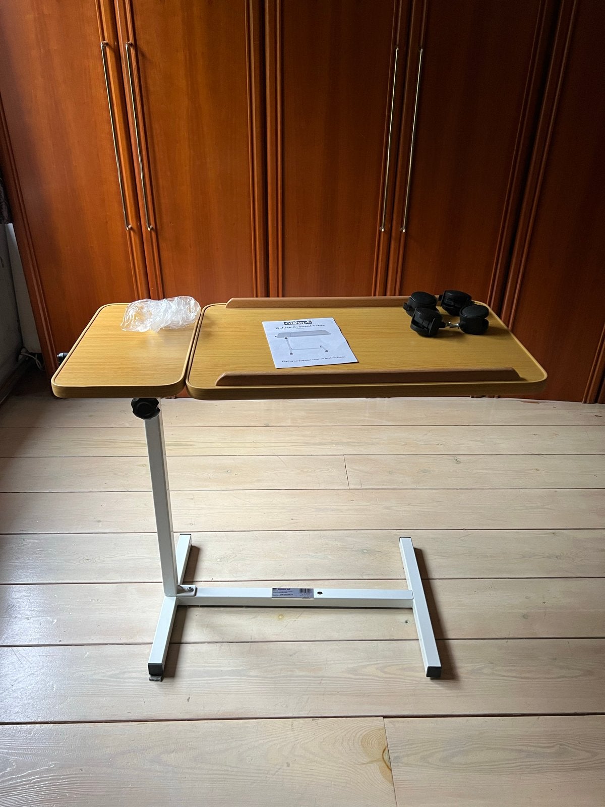Bedtafel met wielen, verstelbaar, Ophalen of Verzenden, Zo goed als nieuw