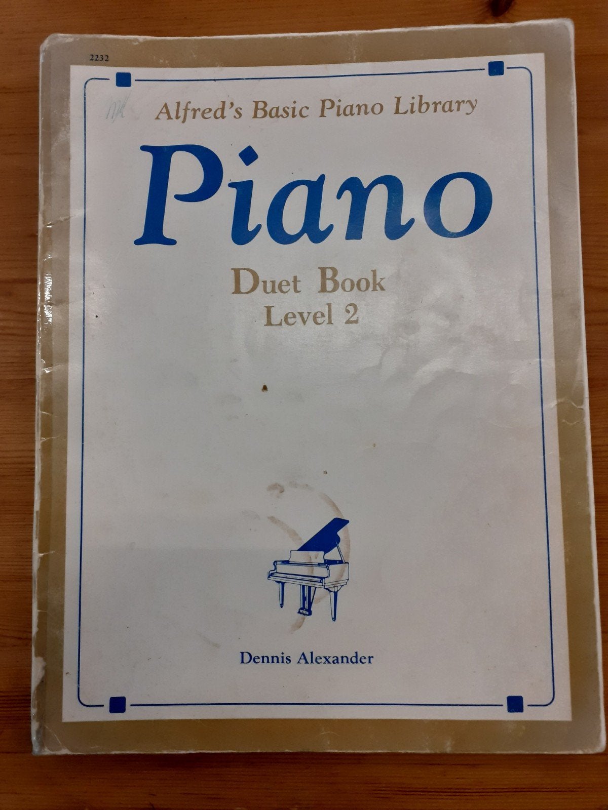 Alfred's Basic Piano Library Duet Boek Level 2, Muziek en Instrumenten, Gebruikt, Klassiek, Les of Cursus, Ophalen of Verzenden