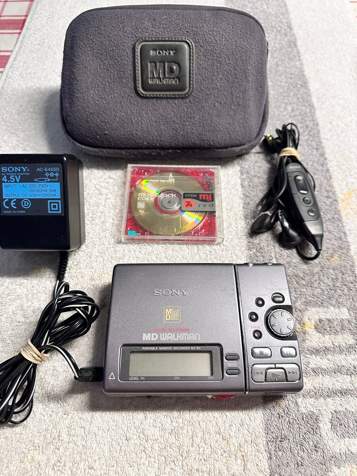 Sony MD Walkman MZ-R3 Portable Minidisc Recorder, Ophalen of Verzenden, Minidisc-recorder