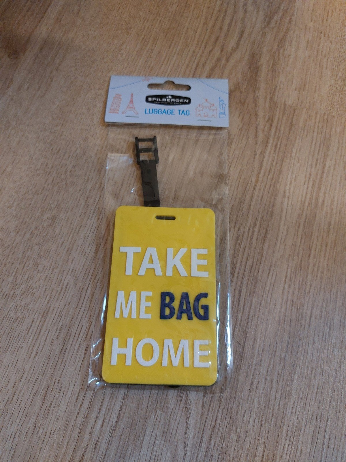 Take me bag home luggage tag koffer tag, Ophalen of Verzenden