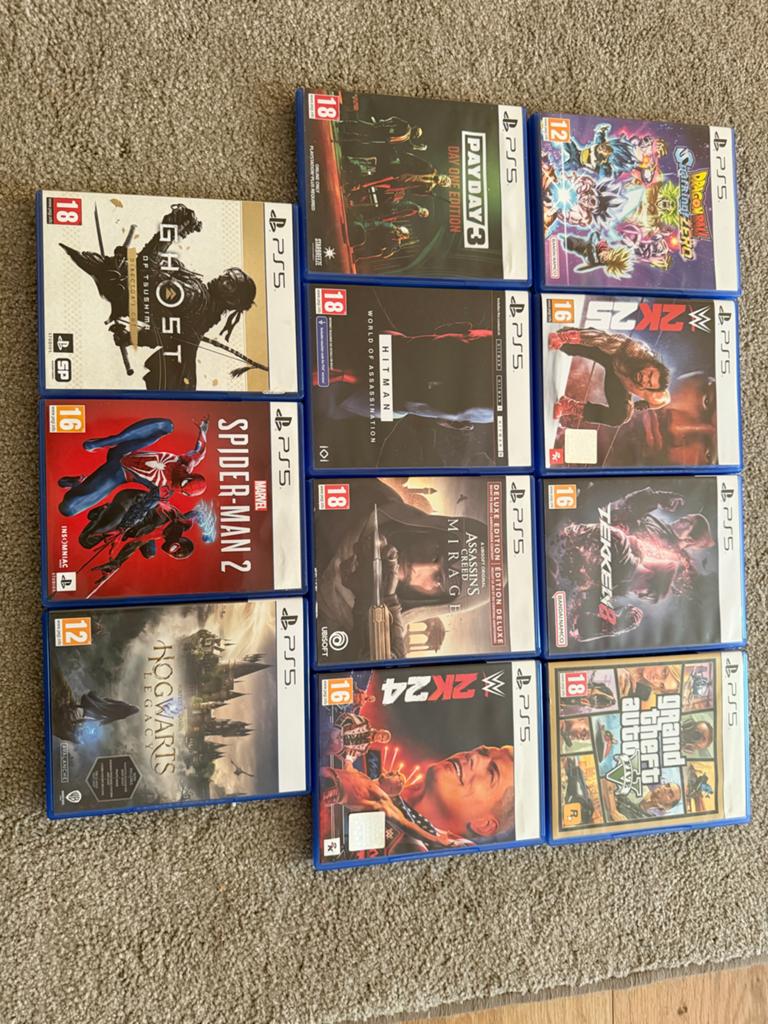 PS5 Games: Payday 3, Spider-Man 2, Hogwarts Legacy en meer, Online, Vanaf 18 jaar, Overige genres, 1 speler