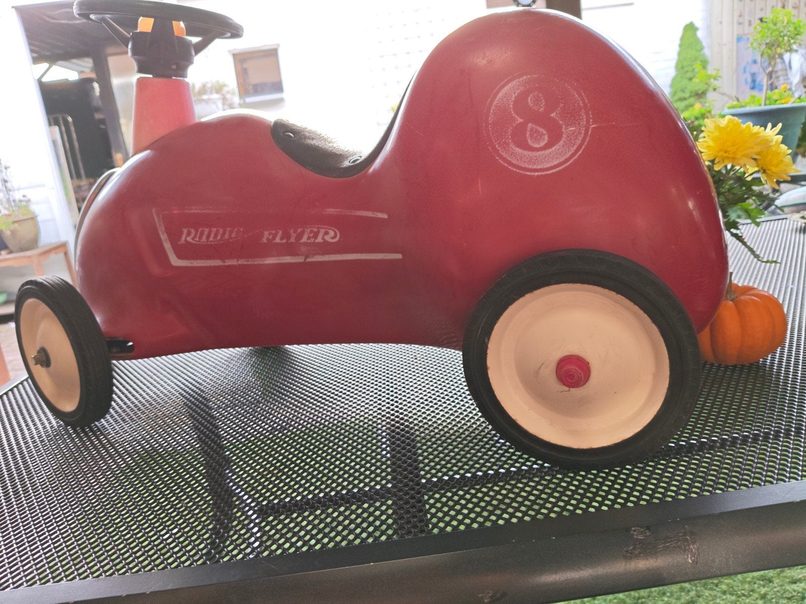 Radio Flyer Loopauto - Vintage Rode Loopwagen, Ophalen of Verzenden, Gebruikt, Loopvoertuig