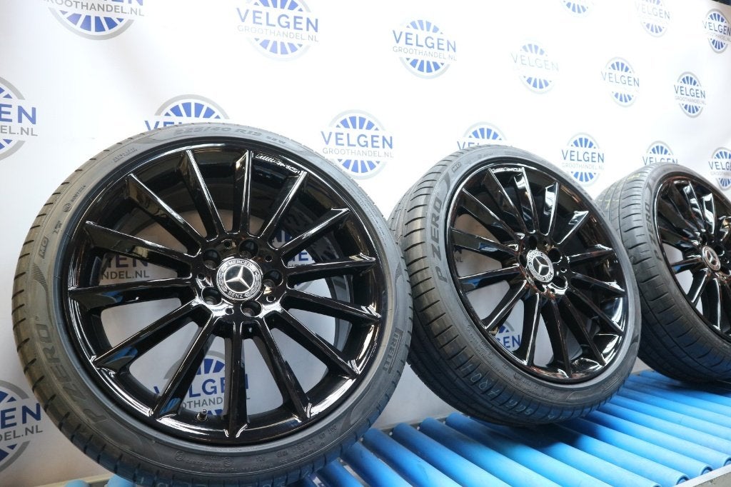 19 inch AMG velgen Mercedes A-klasse CLA origineel zomerset, 19 inch, Gebruikt, Banden en Velgen, Ophalen of Verzenden