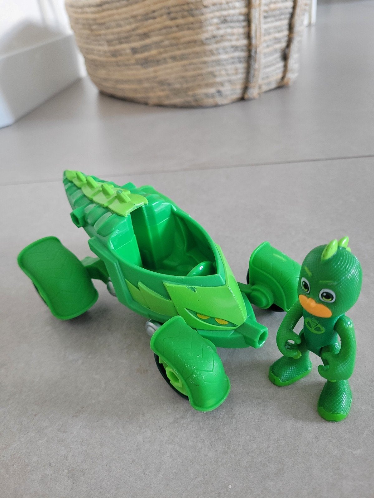 PJ Masks Gekko en Gekko-Mobiel Speelset, Ophalen of Verzenden, Zo goed als nieuw