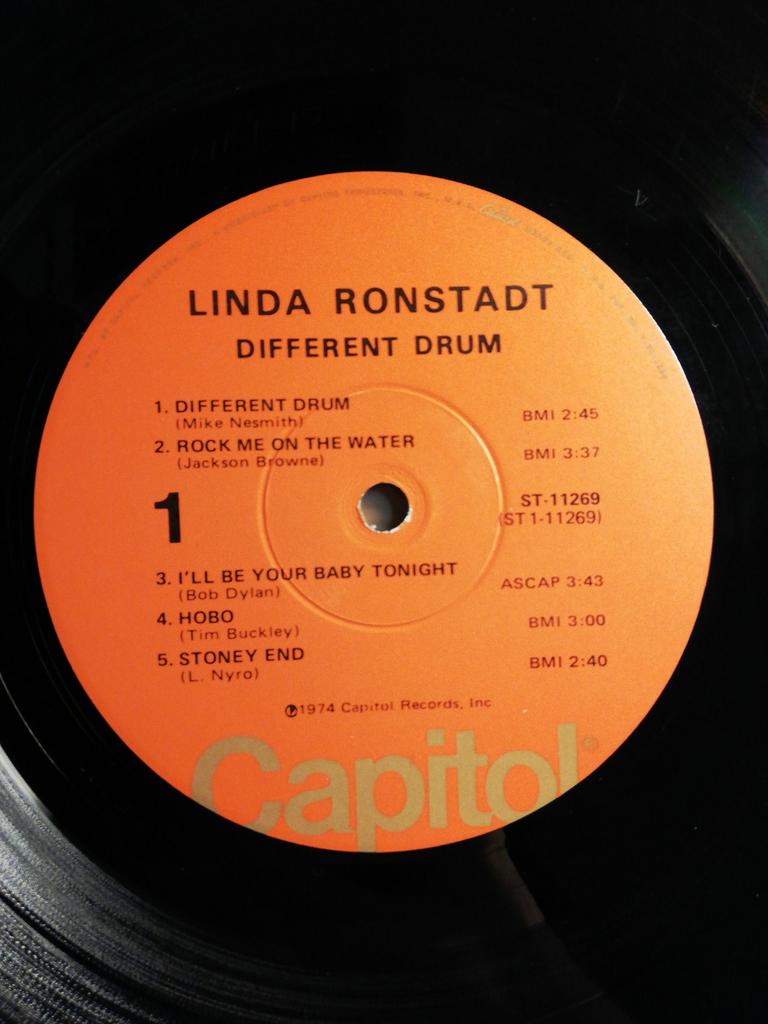 Linda Ronstadt-Different drum LP Vinyl in andere hoes, Ophalen of Verzenden