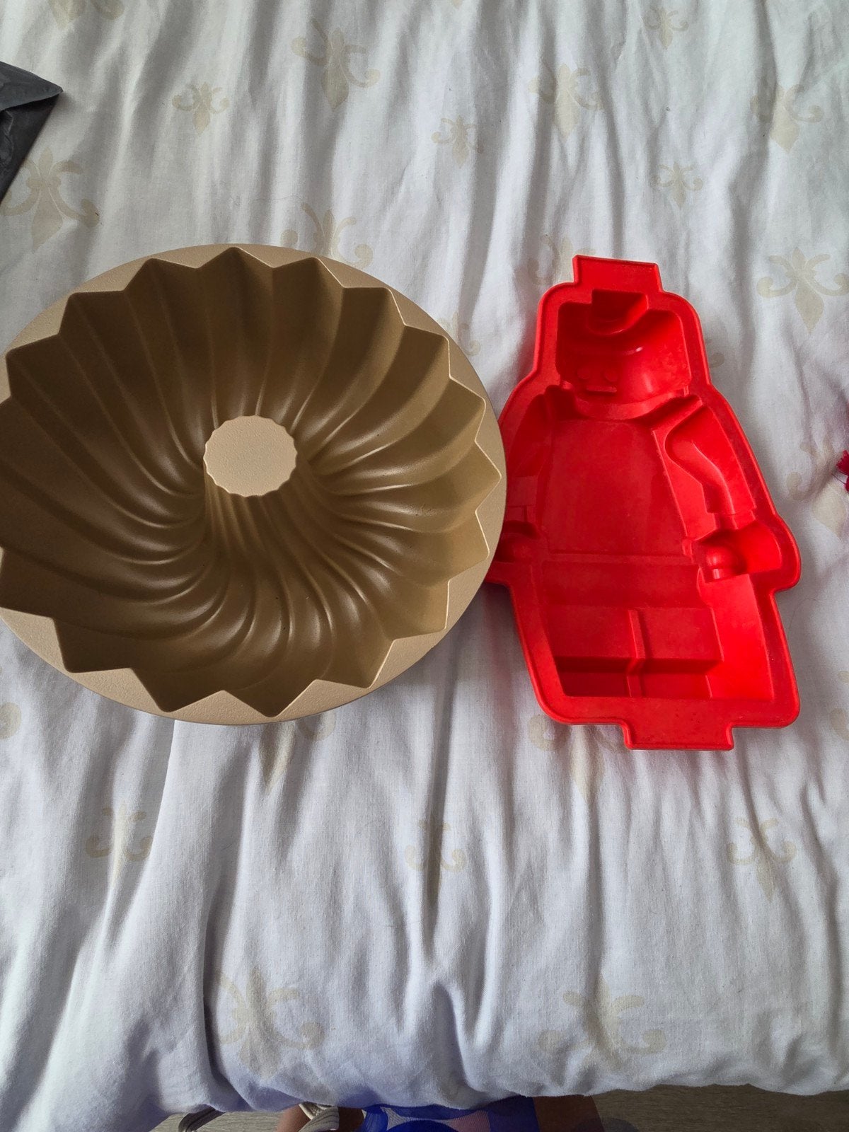Bakvormen set: tulband en Lego-figuur, Goud, Ophalen of Verzenden, Metaal, Overige typen