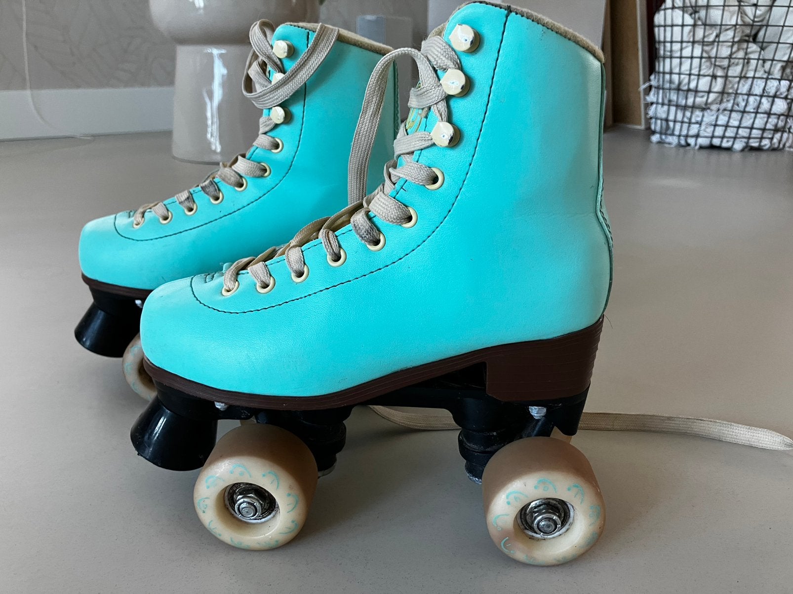 Retro rolschaatsen maat 34, Ophalen of Verzenden, Zo goed als nieuw, Overige typen