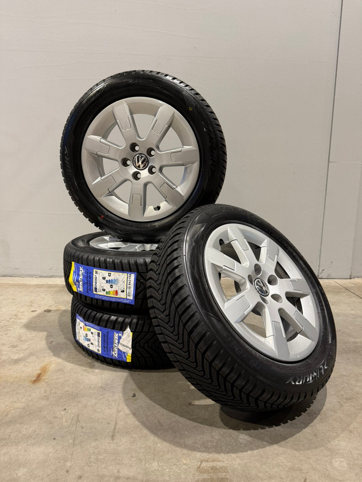 VOLKSWAGEN polo velgen allseason banden 5x100, Ophalen, 15 inch, Banden en Velgen, Nieuw