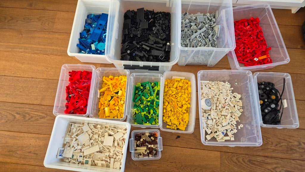 15 + kilo gesorteerde lego inclusief boekjes, Ophalen