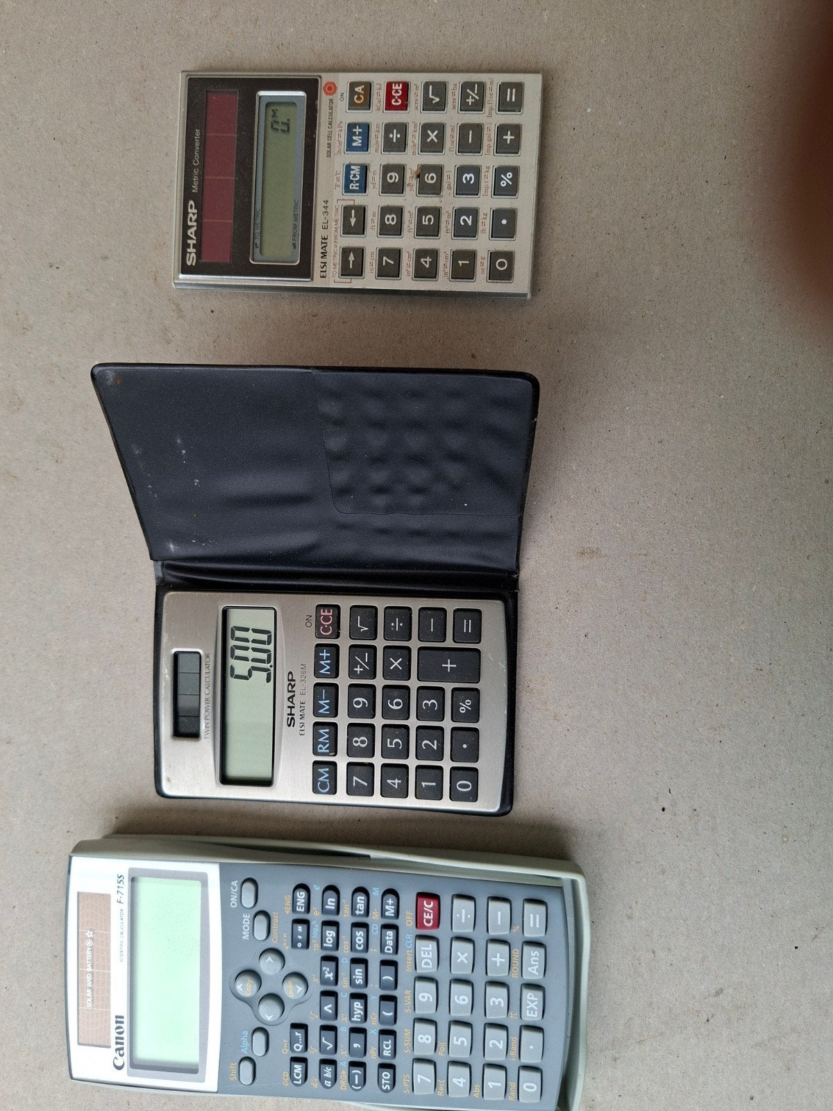 Rekenmachine, Diversen, Rekenmachines, Ophalen