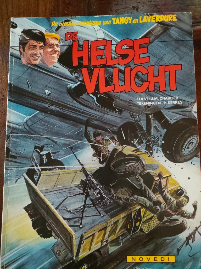 TANGUY EN LAVERDURE nr. 23 De helse vlucht (jfb-1€), Eén stripboek, Ophalen of Verzenden, Gelezen