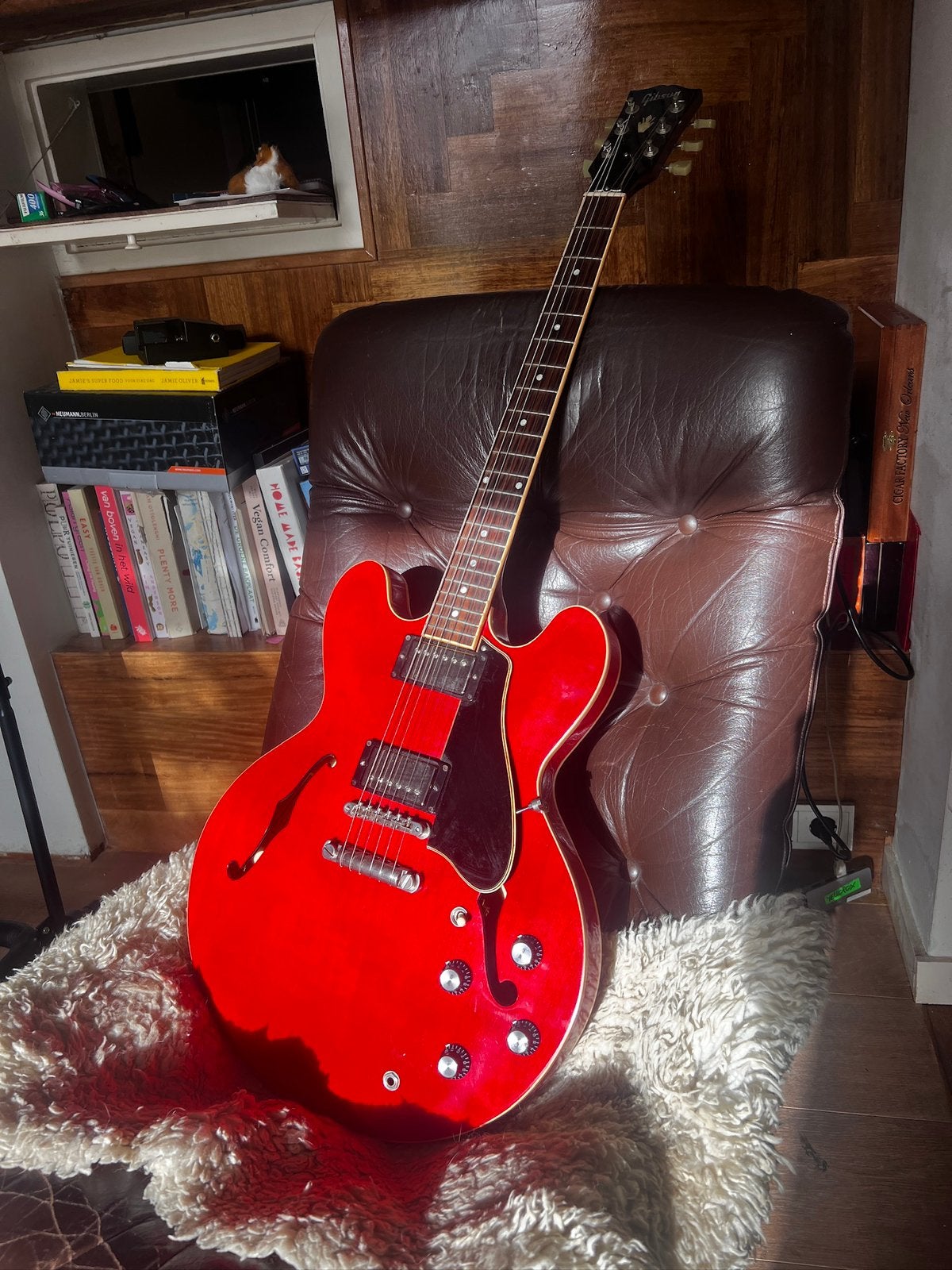 Gibson es335 cherry red gloss, Muziek en Instrumenten, Ophalen of Verzenden, Zo goed als nieuw, Gibson