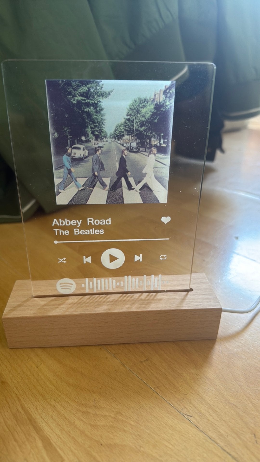 Beatles Abby road verlichte acryl plaat, Overige formaten, Promo, Ophalen of Verzenden, Nieuw in verpakking