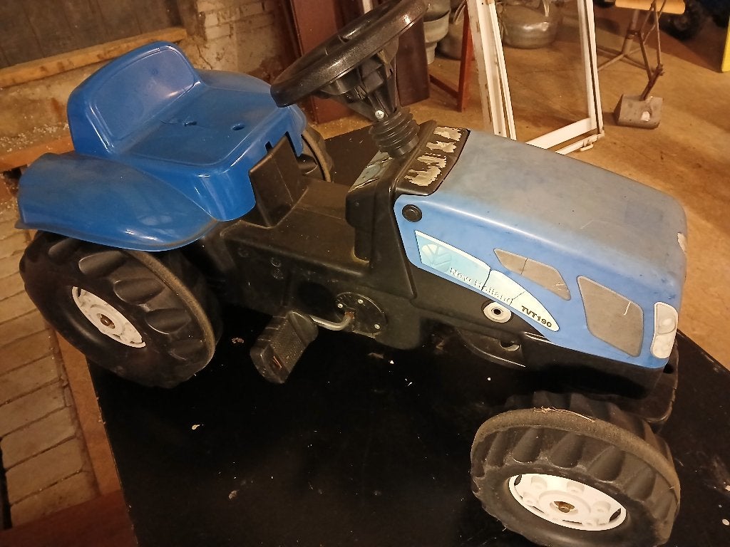 Traptractor, Kinderen en Baby's, Speelgoed | Buiten | Voertuigen en Loopfietsen, Ophalen, Gebruikt, Loopvoertuig