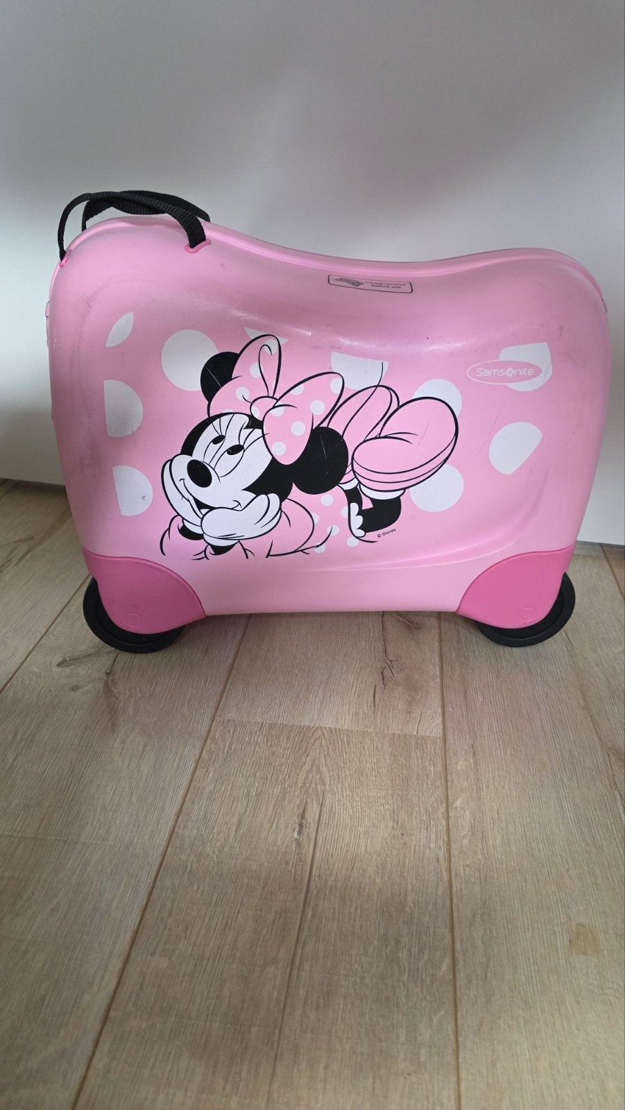 Samsonite Minnie Mouse kinderkoffer roze, Sieraden, Tassen en Uiterlijk, Koffers, Gebruikt, Hard kunststof, Minder dan 50 cm, Minder dan 35 cm