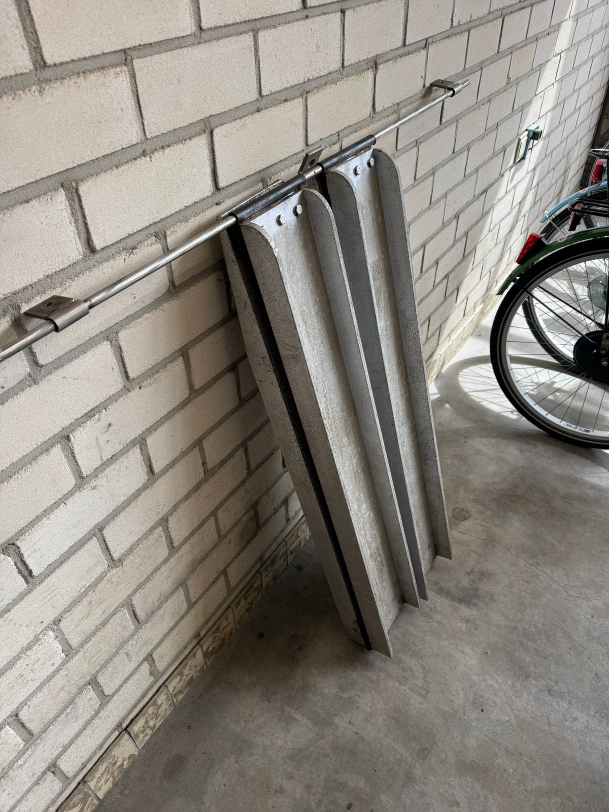 Stel aluminium oprijbanen breed 15cm 2mtr lang (Nr: 2326), Ophalen, Zo goed als nieuw