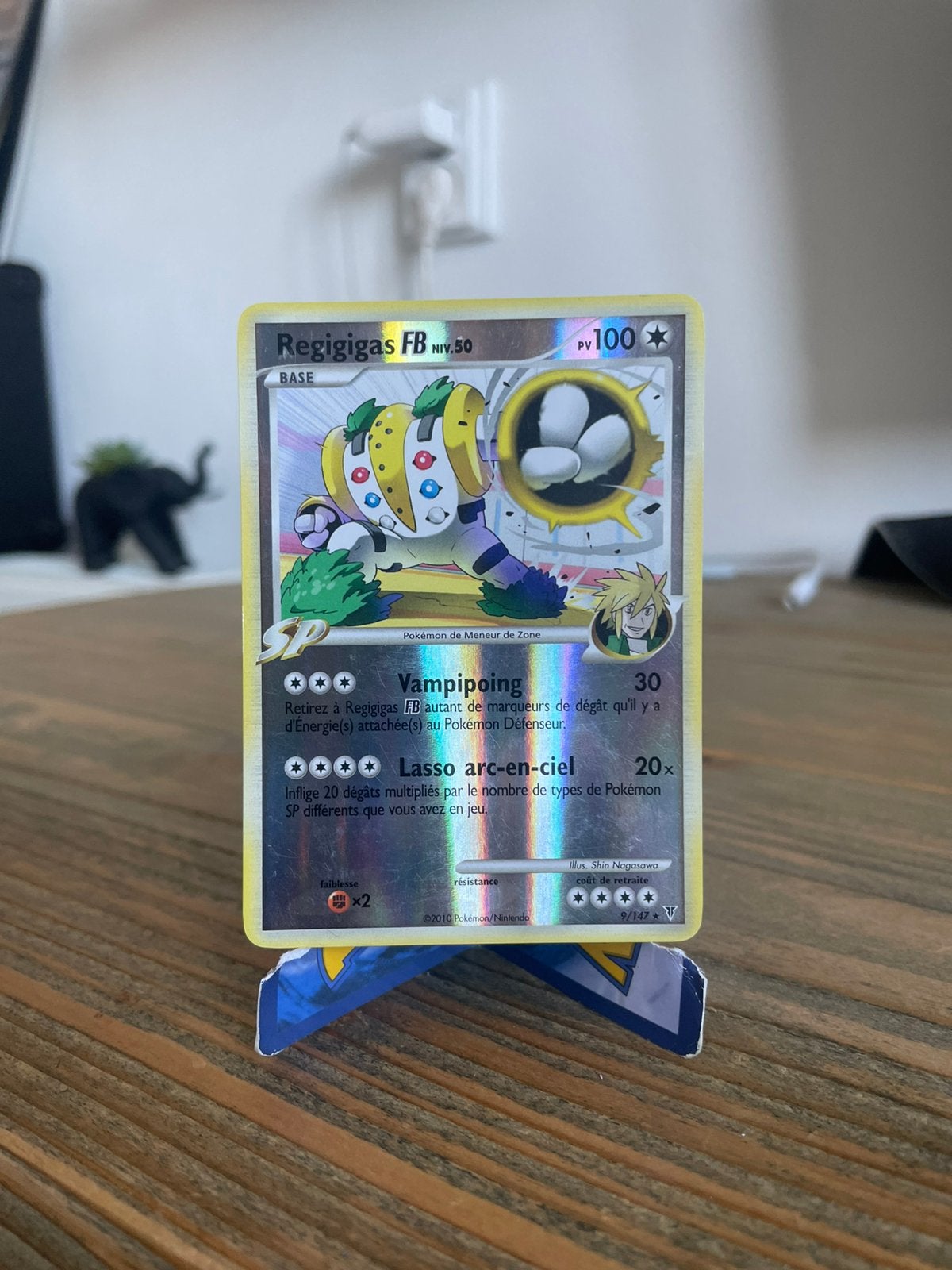 Franse Pokémon Kaart: Regigigas FB Reverse Holo (9/147), Ophalen of Verzenden, Zo goed als nieuw