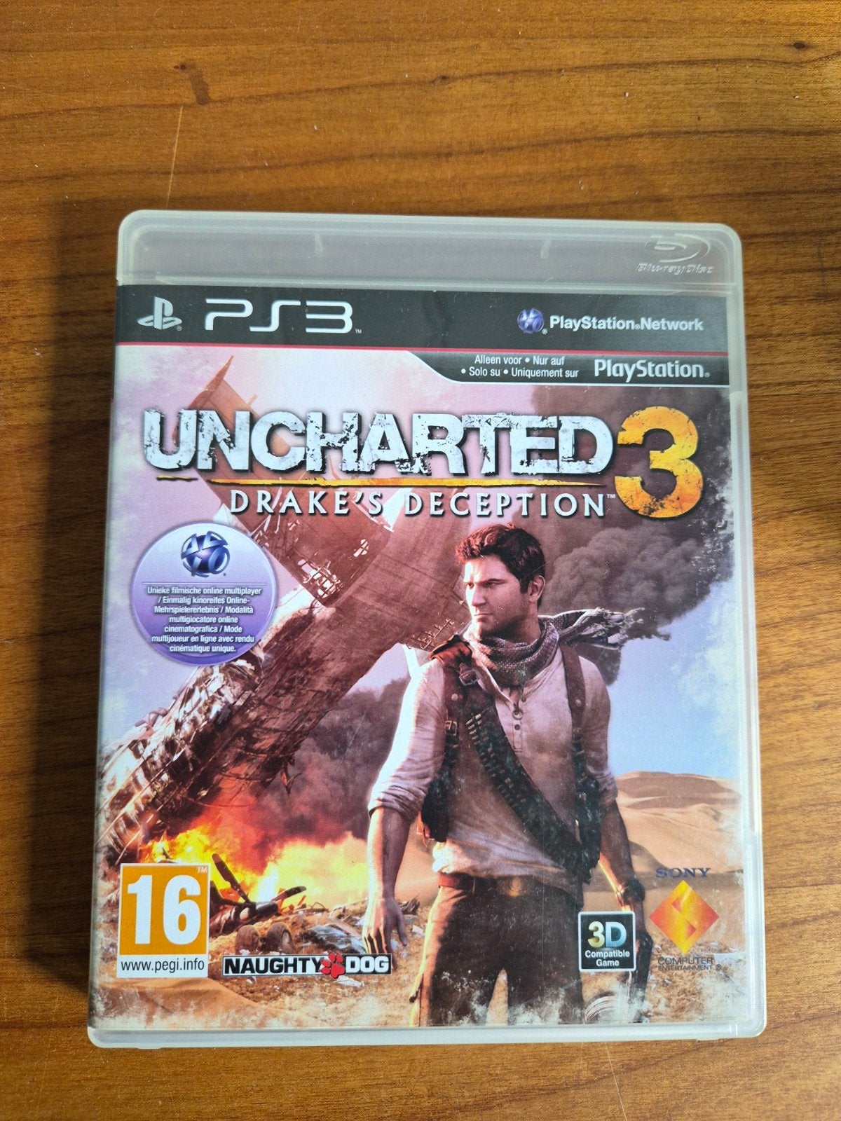 Uncharted 3: Drake's Deception PS3 - Avontuur & Actie, Avontuur en Actie, Online, Gebruikt, 1 speler