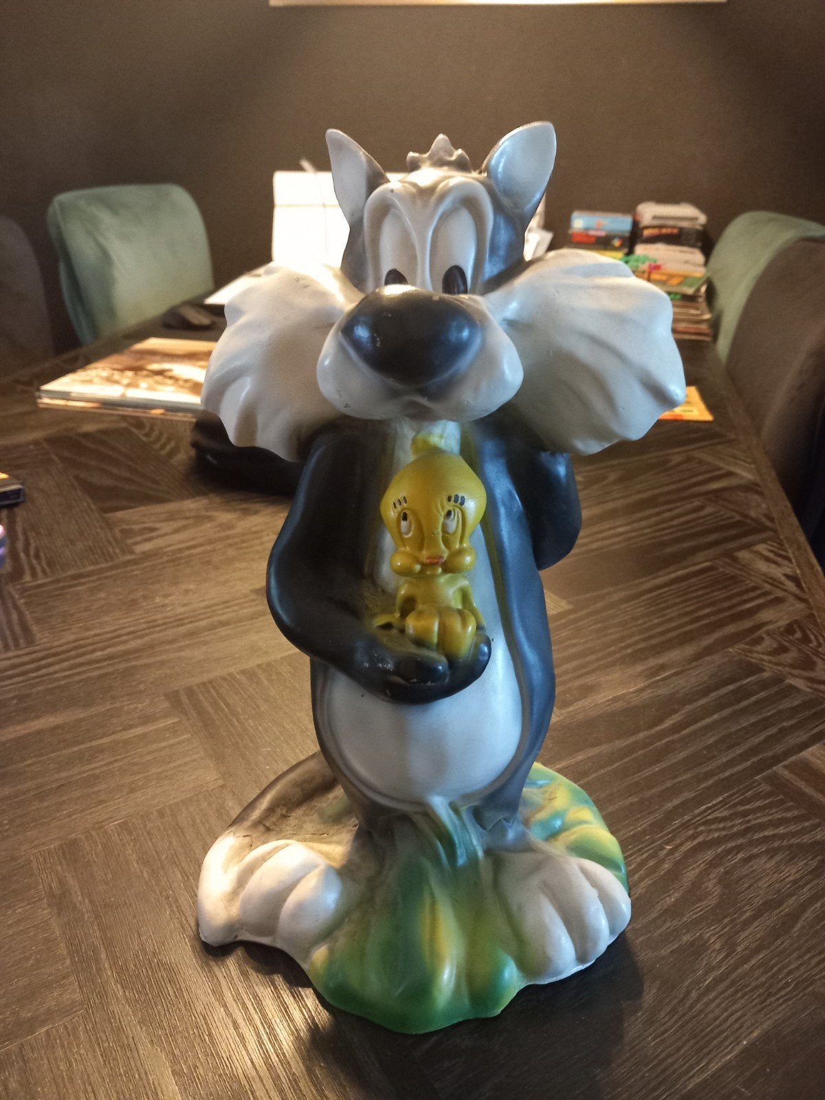 Vintage Looney Tunes Sylvester en Tweety 33cm, Gebruikt, Warner Bros. Entertainment Inc., 4000 Warner Blvd, Burbank, CA 91522, USA