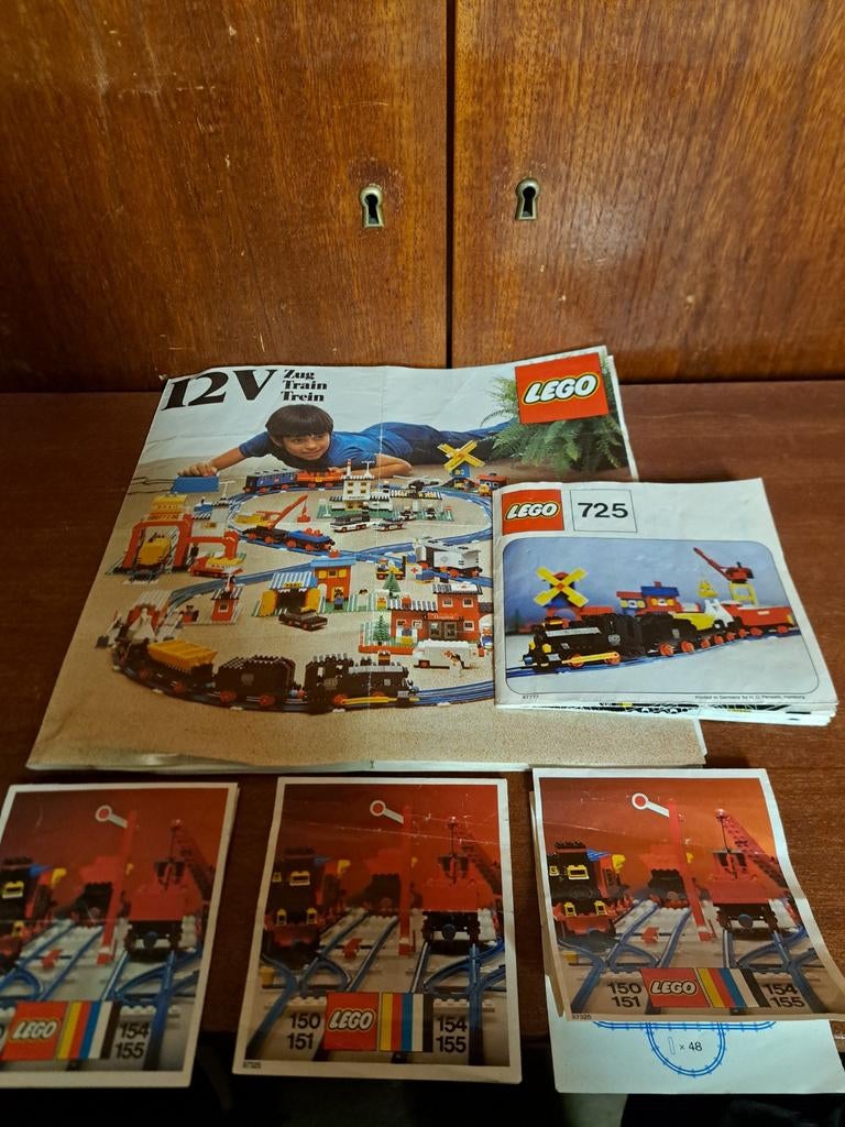 Lego trein  vintage 1970's, Ophalen of Verzenden, Gelezen