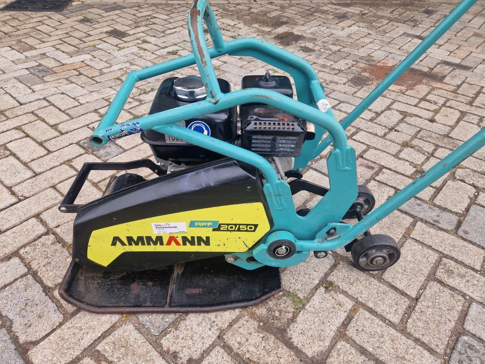Tekoop: Ammann APF 20/50 trilplaat met Honda motor., Ophalen, Gebruikt