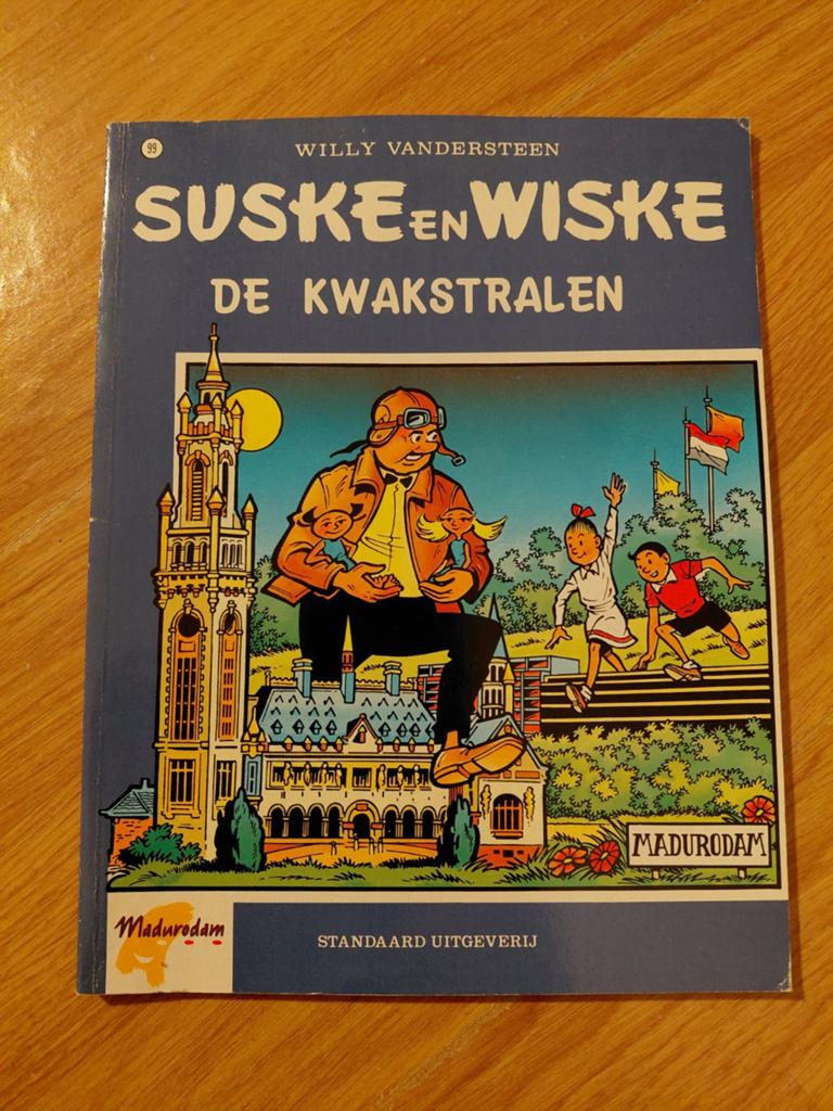 Suske en Wiske KWAKSTRALEN MADURODAM speciale editie, Boeken, Stripboeken, Eén stripboek, Ophalen of Verzenden, Gelezen