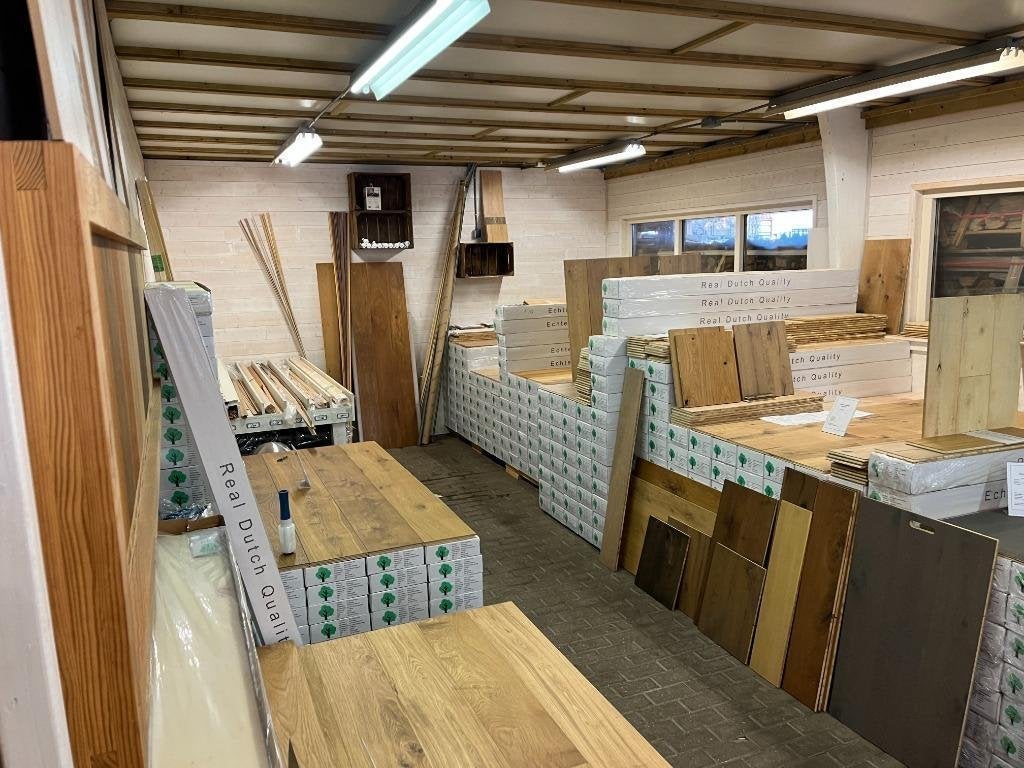 Eiken lamelparket gerookt & naturel geolied 14x190mm, Ophalen of Verzenden, Nieuw, Tweepersoons