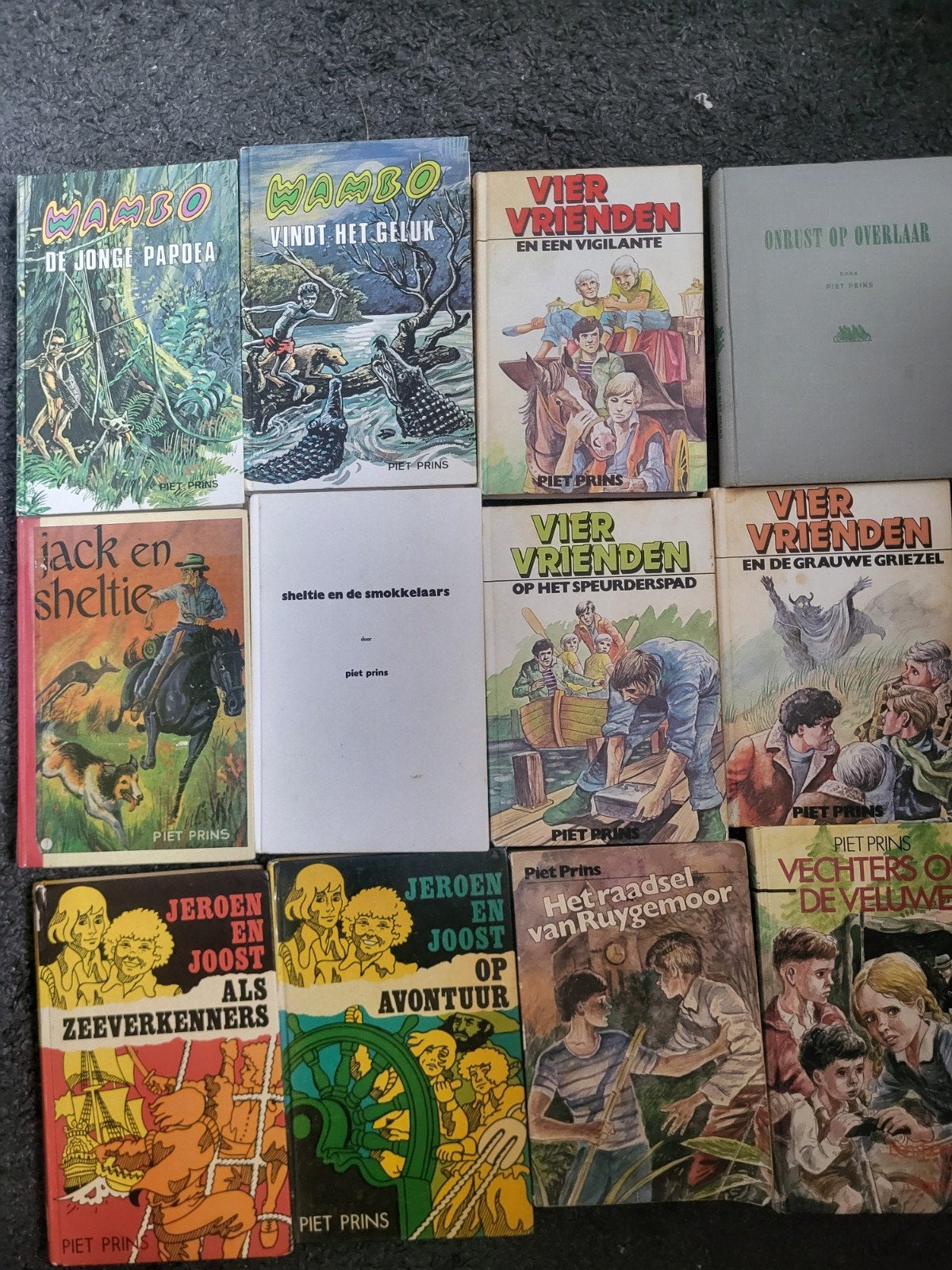 Zeer veel boeken van Piet Prins (38st.)- Snuf, Wambo, Shelti, Ophalen of Verzenden, Gelezen, Piet Prins