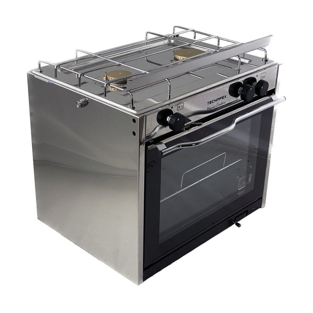 Techimpex Classic 2 pits gasstel met oven kooktoestel, Ophalen, -, Techimpex, -