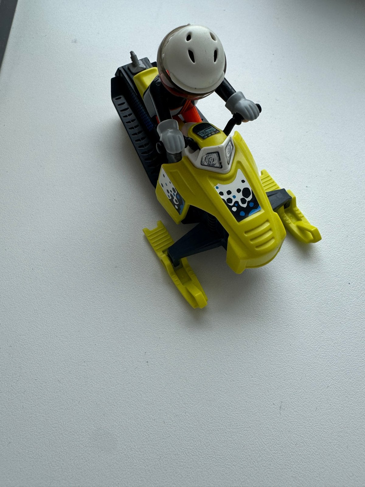 Playmobil Sneeuwscooter met figuur, Gebruikt, Complete set, Voertuig, Ophalen of Verzenden