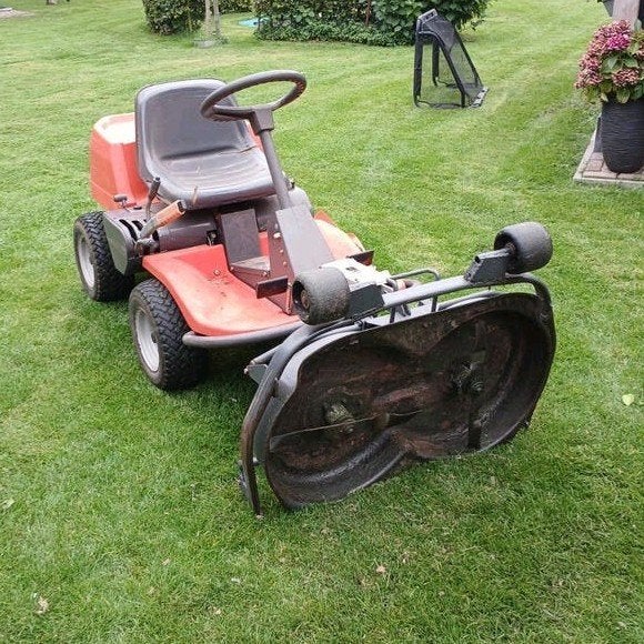 Husqvarna zitmaaier frontmaaier, Ophalen, Gebruikt, Husqvarna, Elektrische starter