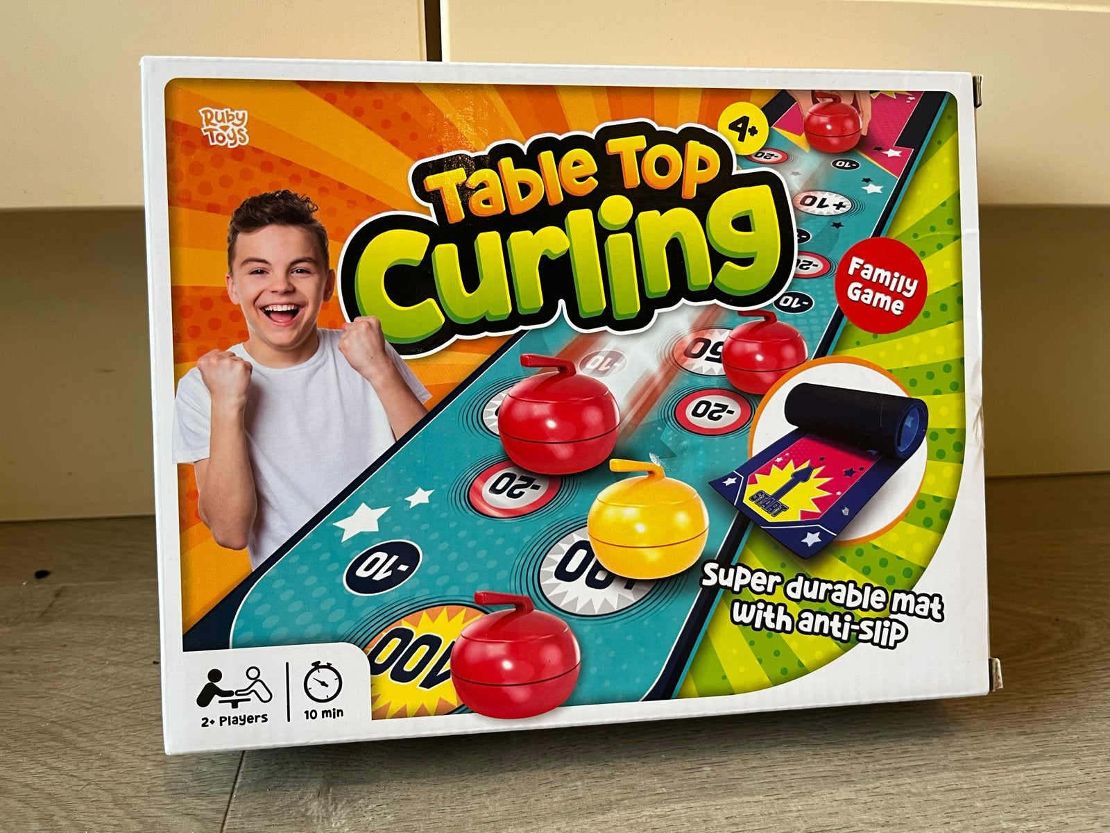 Table Top Curling - Familie Spel voor Jong en Oud, Een of twee spelers, Ophalen of Verzenden, Nieuw, Reisspel