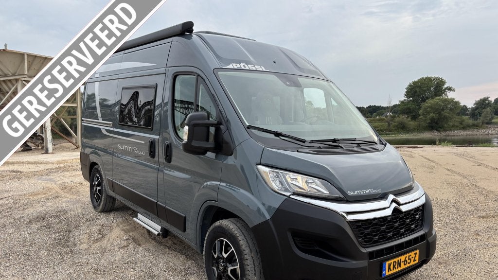 Pössl Summit Shine 540 - SOLAR - TREKHAAK, Caravans en Kamperen, Buscamper of Camperbus, Pössl, Tot en met 2, Bedrijf