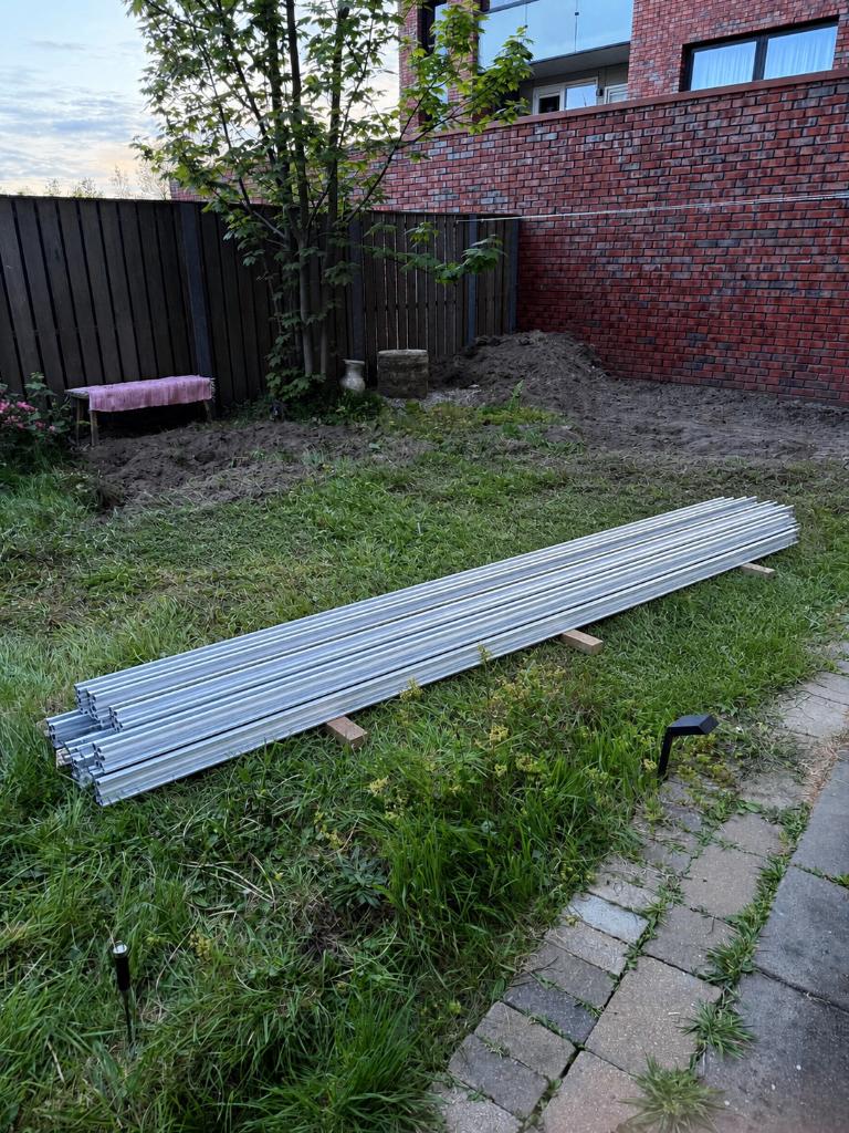 ClickFit EVO Aluminium Montagerails 3480 mm, Ophalen, Nieuw