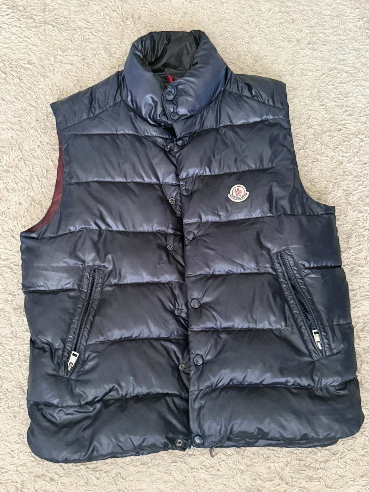 Moncler bodywarmer, Ophalen, Zo goed als nieuw, Zwart