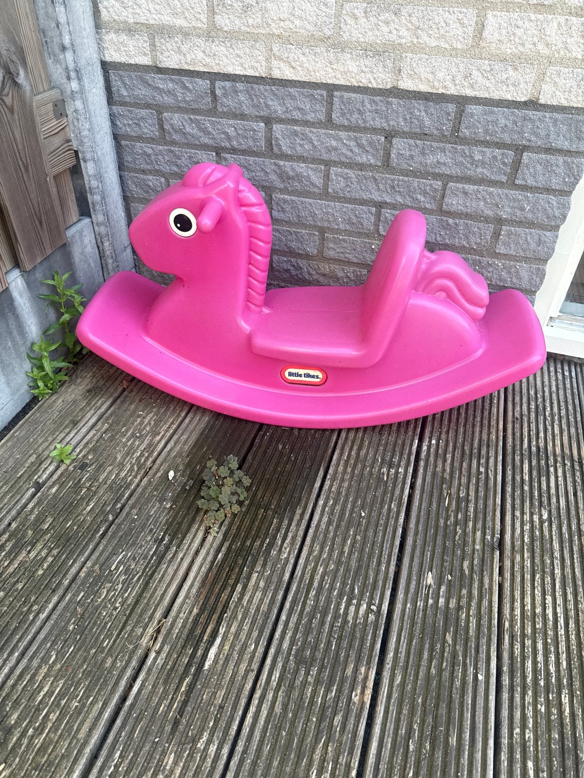Little Tikes roze hobbelpaard, Ophalen of Verzenden, Gebruikt, Jongen of Meisje