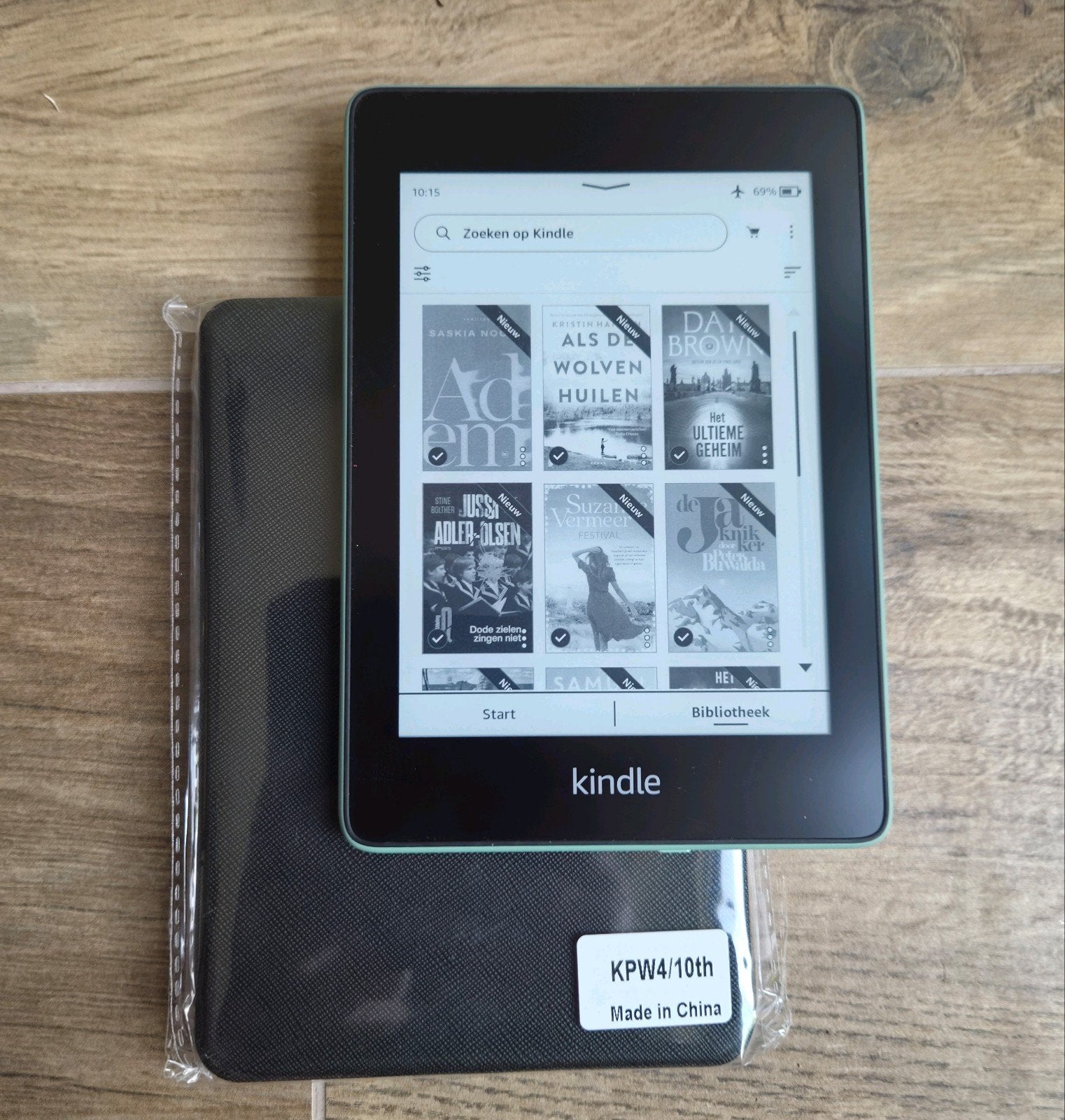 zgan Amazon Kindle Paperwhite 10th gen. + nieuwe sleepcover, Wi-Fi, 55 Avenue John F Kennedy, L-1855 Luxemburg, 6 inch of minder