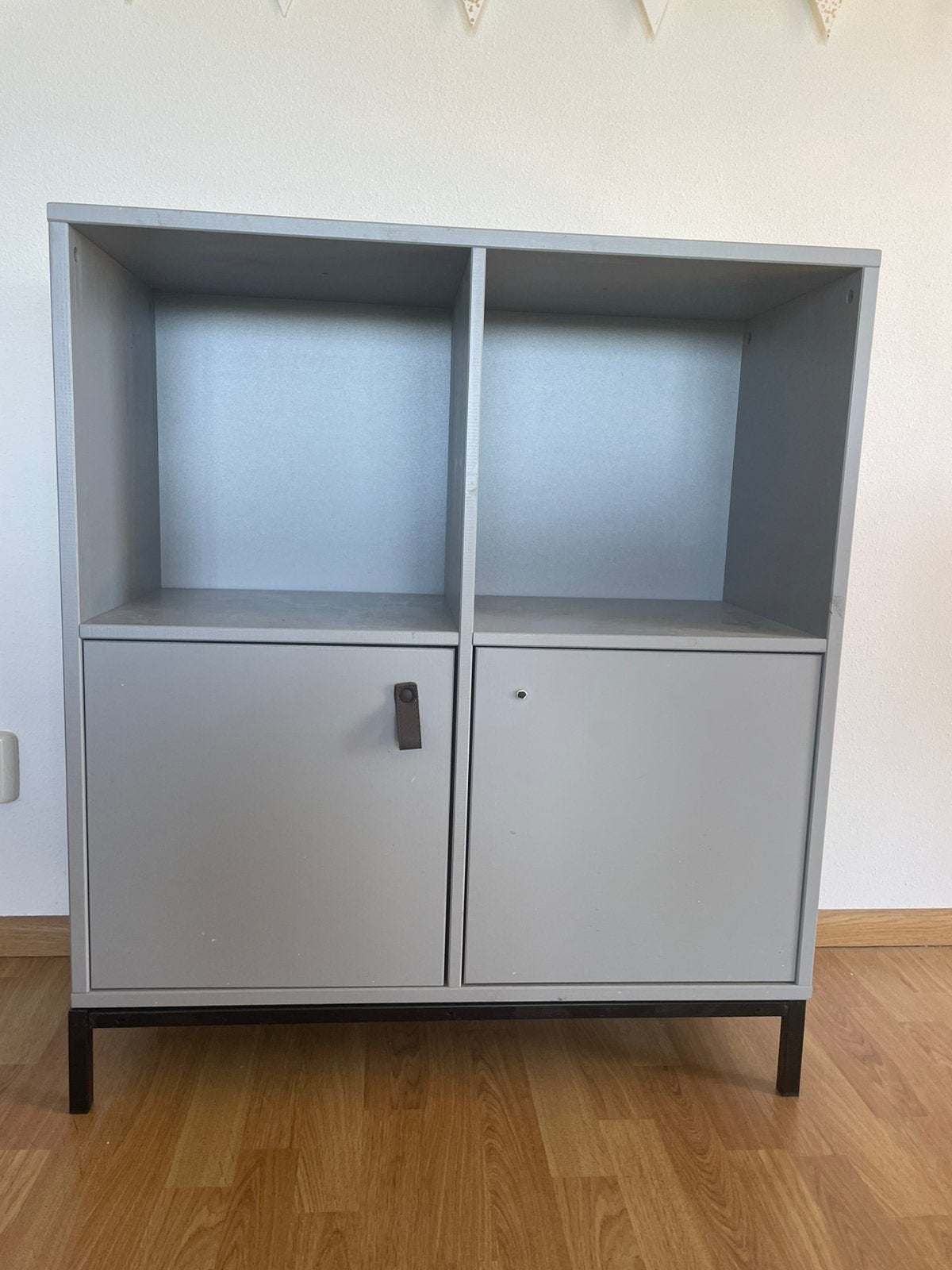 VT Wonen / WOOOD Design Kast Industrieel Grijs Dressoirs, Ophalen, Zo goed als nieuw, 25 tot 50 cm, Minder dan 150 cm