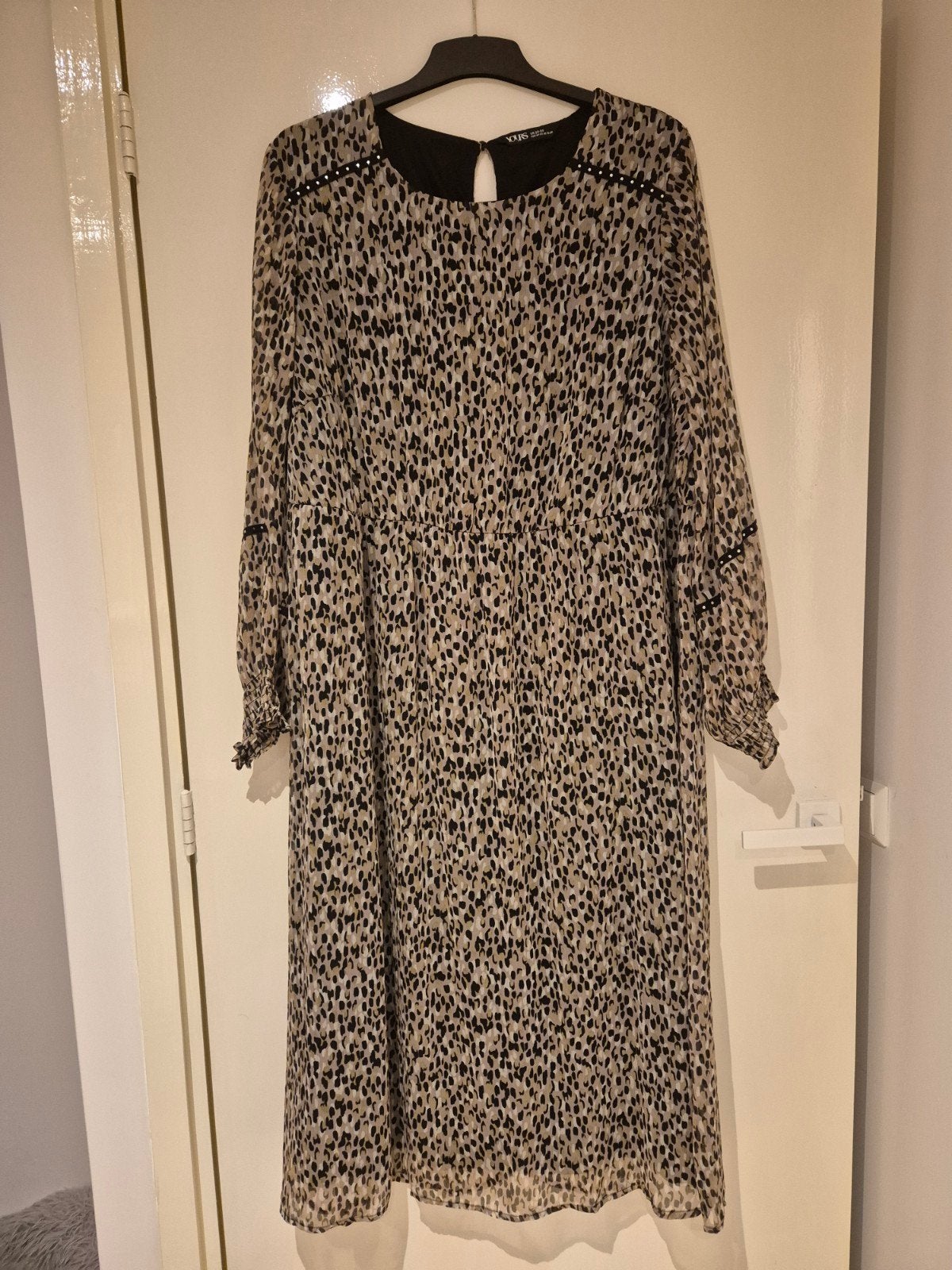 lange jurk yours mt 50/52, Kleding | Dames, Ophalen of Verzenden, Zo goed als nieuw, Maat 46/48 (XL) of groter, Onder de knie