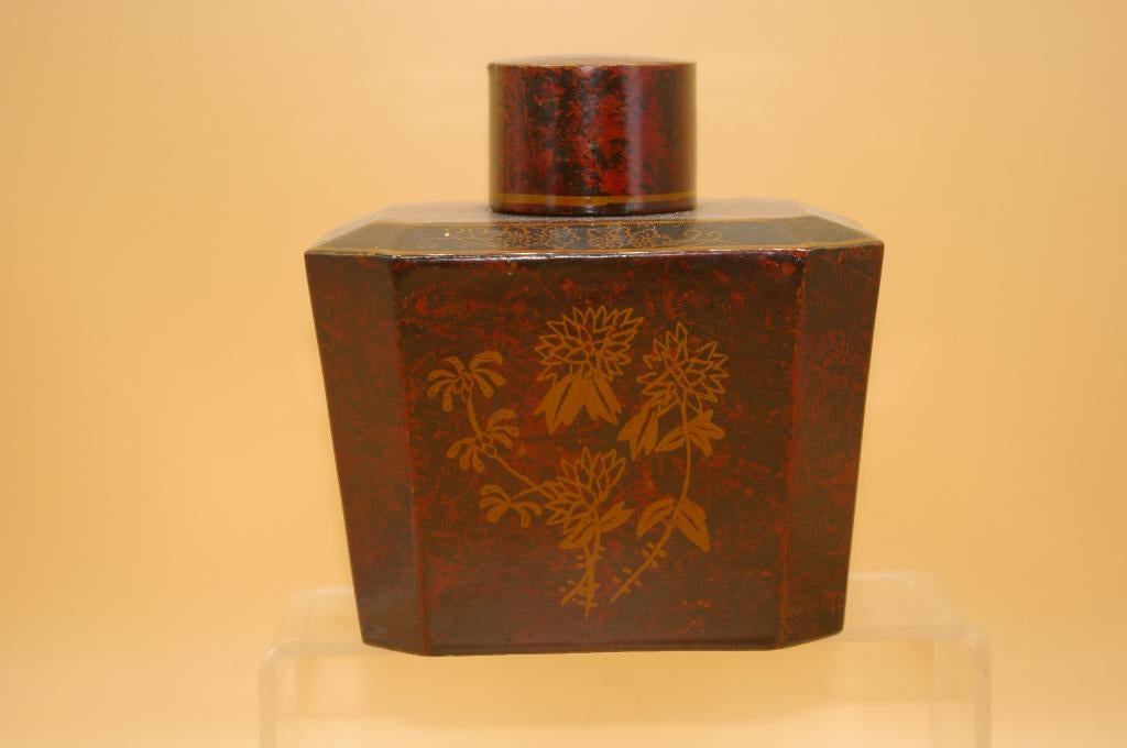Vintage theebusje Japans lakwerk, Ophalen of Verzenden
