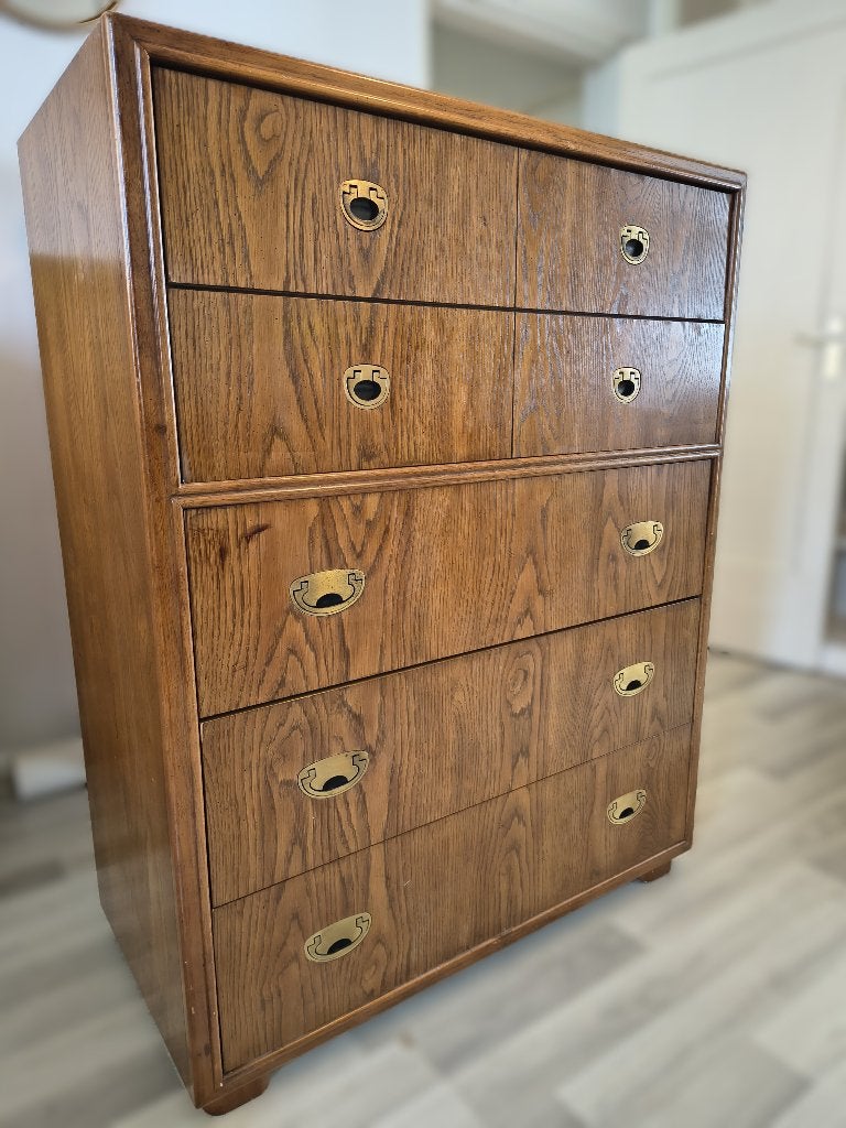 Drexel Heritage Highboy Ladekast – ‘Passage’ Collection, 5 laden of meer, 100 tot 150 cm, Drexel USA, Onbekend