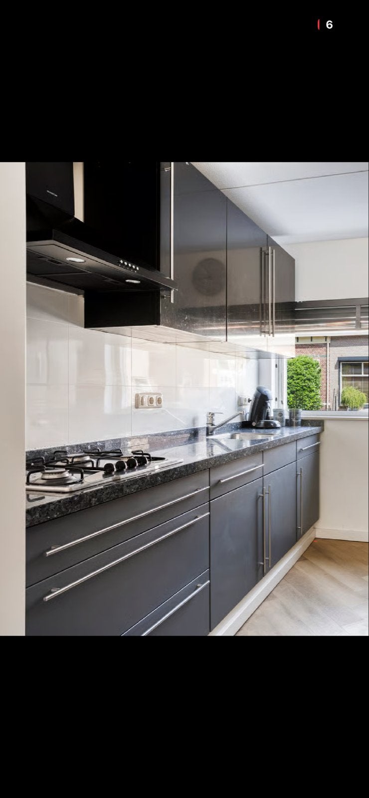 Keuken met aanrechtblad, gasfornuis, afzuigkap, spoelbak, Huis en Inrichting, Keuken | Keukenbenodigdheden, Ophalen, Gebruikt