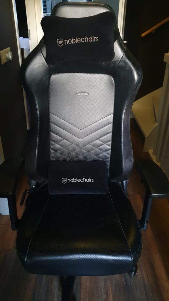 Noblechairs HERO Gaming Stoel - Zwart, Ophalen, Gaming bureaustoel, Gebruikt, Zwart