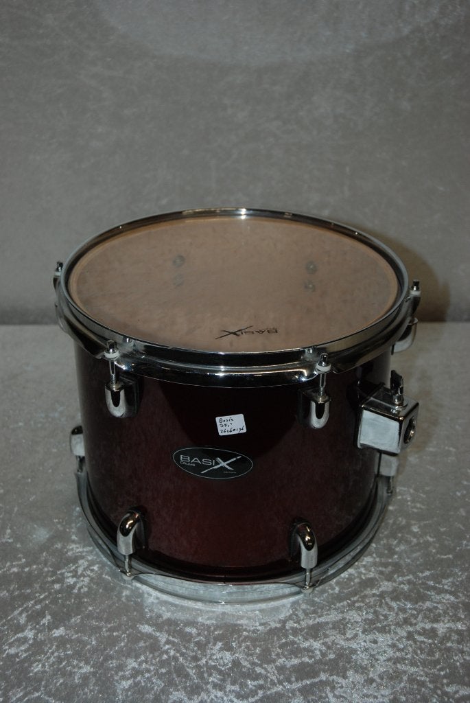 Basix Tom wijnrood 12x10 inch  <26260196>, Muziek en Instrumenten, Gebruikt, Basix, ., Drums of Percussie