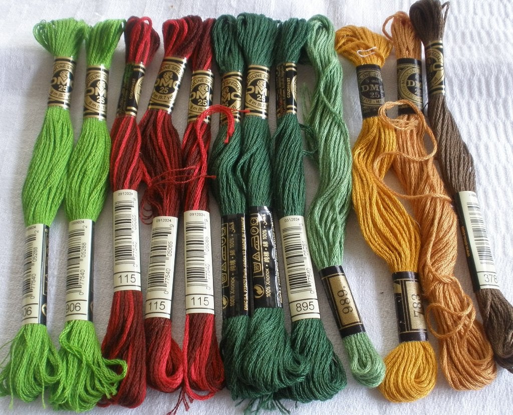 12x DMC Borduurgaren / nr1, Hobby en Vrije tijd, Borduren en Borduurmachines, Ophalen of Verzenden, Nieuw, Handborduren, Borduurgaren of Zijde